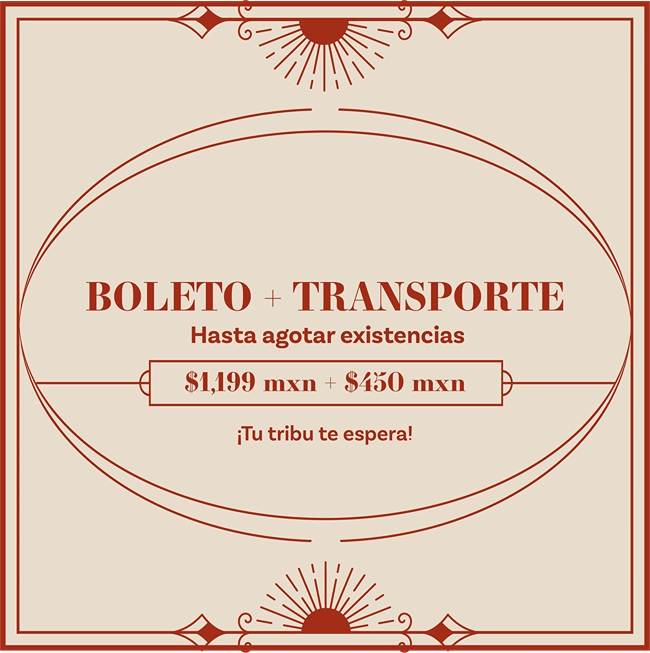 Boleto con transporte Victoria Fest 2024