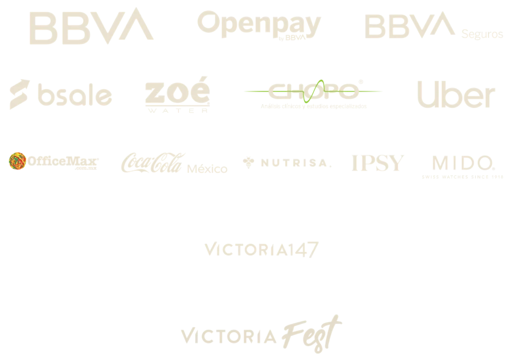 Logotipos de aliados en el Victoria Fest 2024
