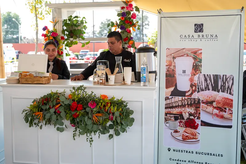 Stand de empresa patrocinadora del Victoria Fest
