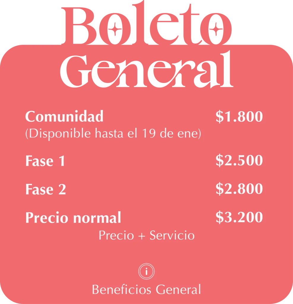 Boleto General VictoriaFes 2026