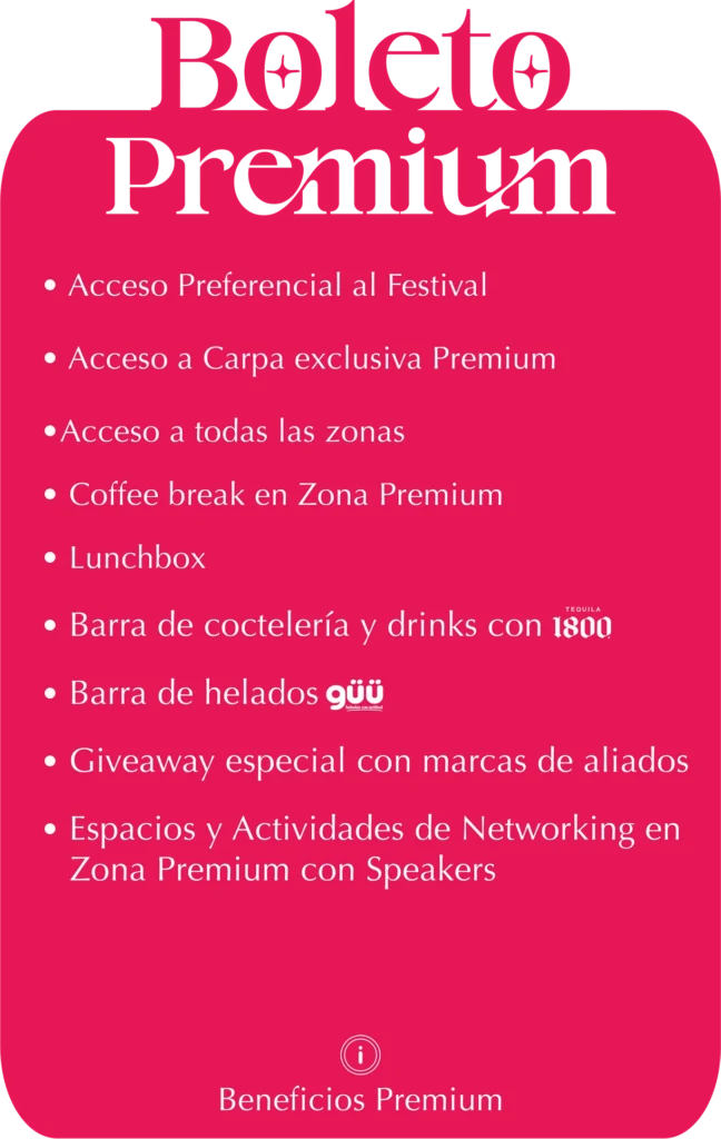 Boleto Premium Beneficios Victoria Fest 2026