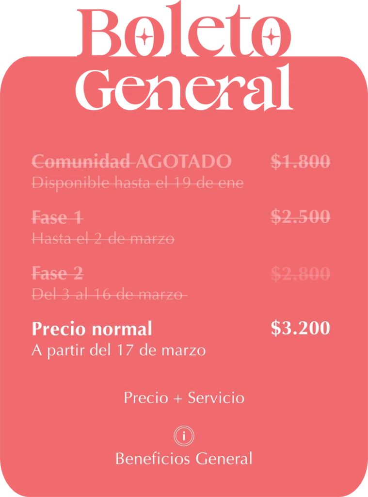 Boleto general precio normal VictoriaFest 2026